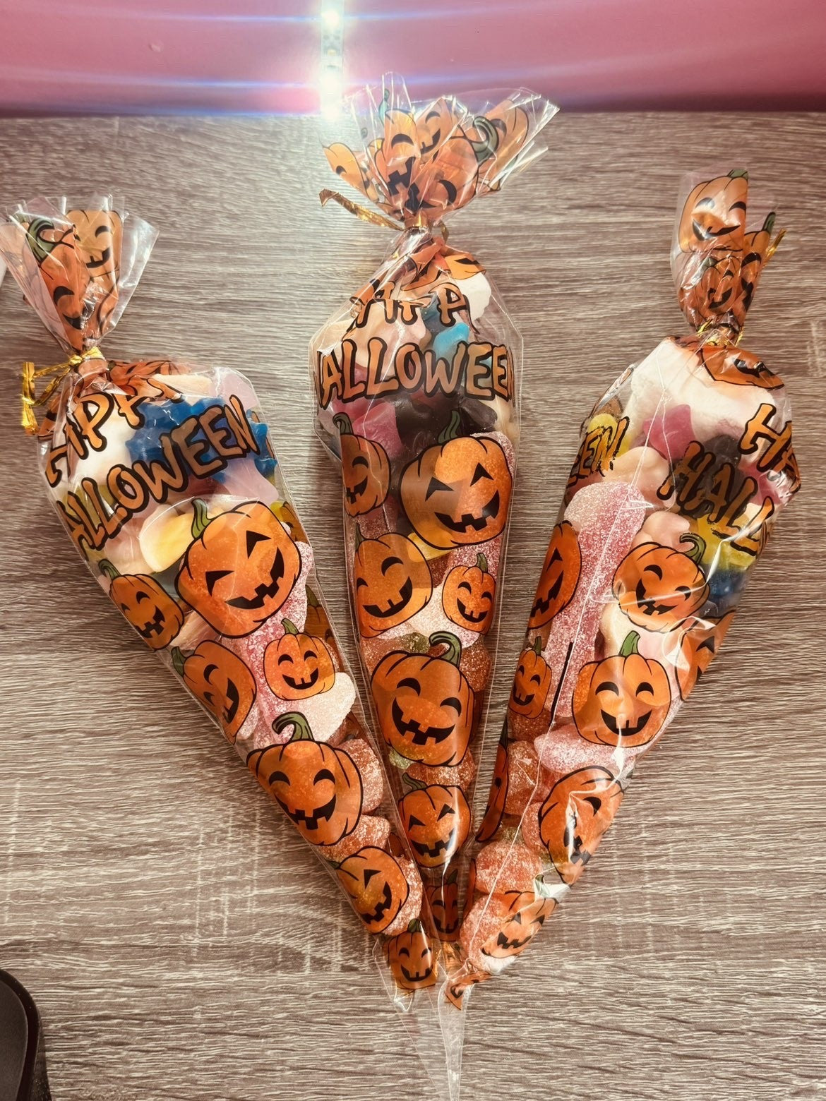 Halloween sweet cones