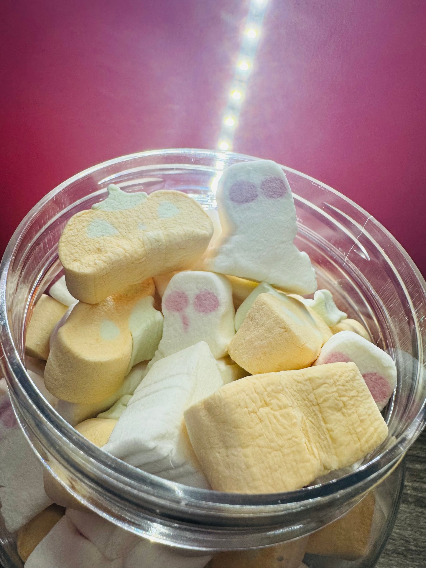 marshmallow ghosts and pumpkins