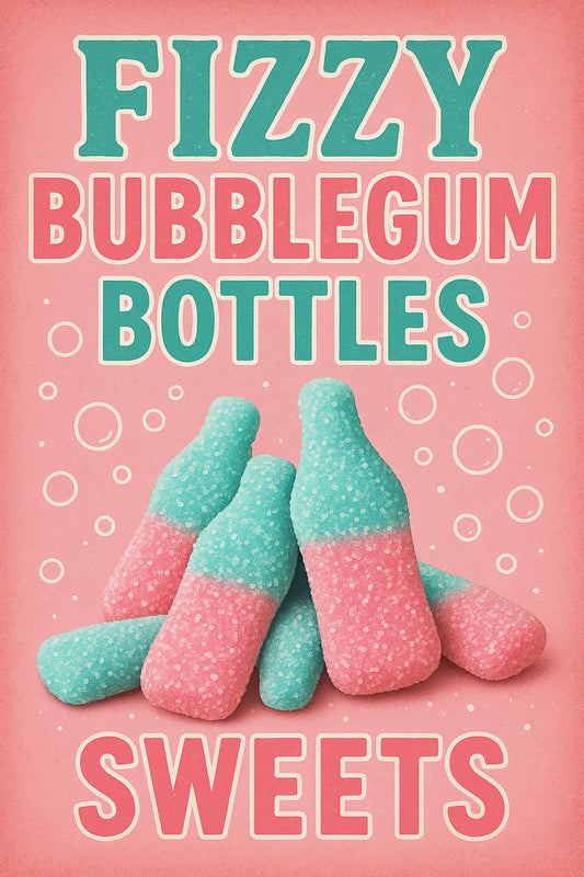 fizzy bubblegum bottles