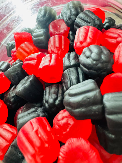 blackberry and raspberry gums