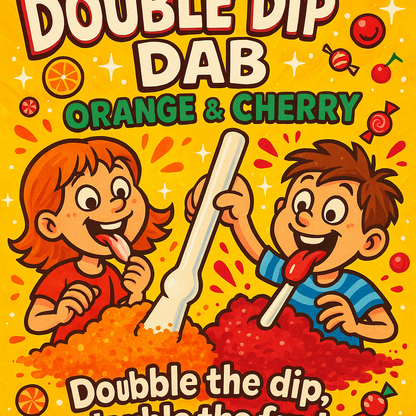 double dip orange & cherry