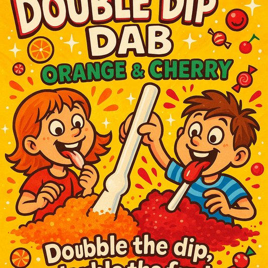 double dip orange & cherry