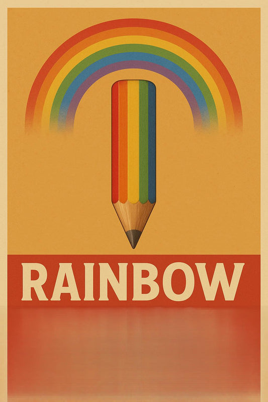 rainbow pencils