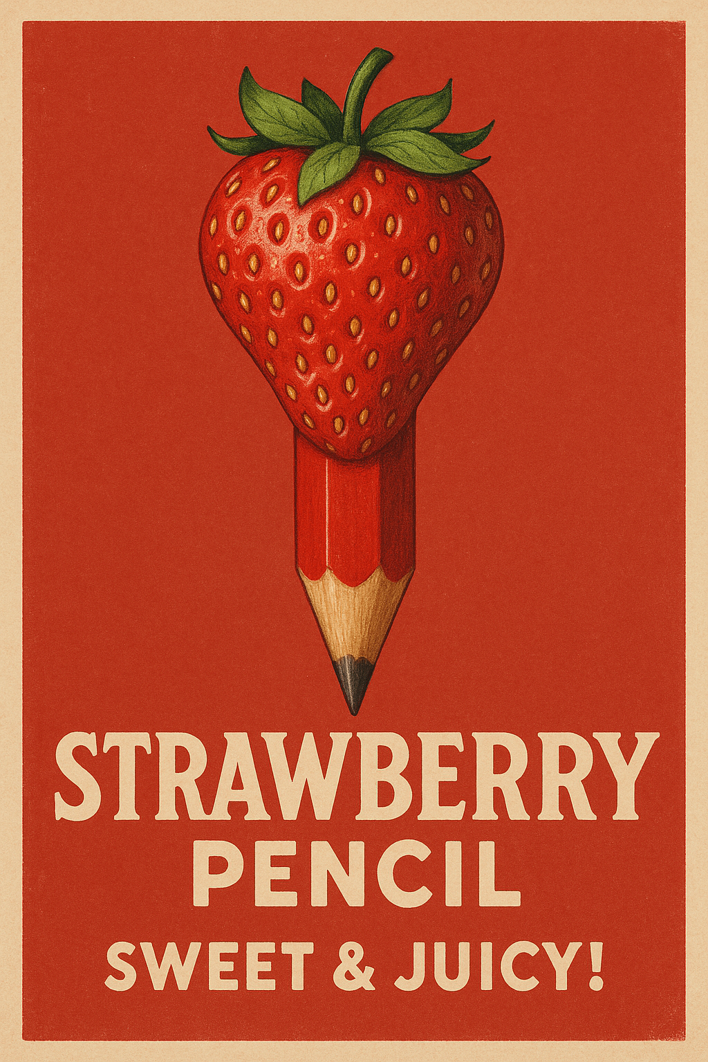 strawberry pencil